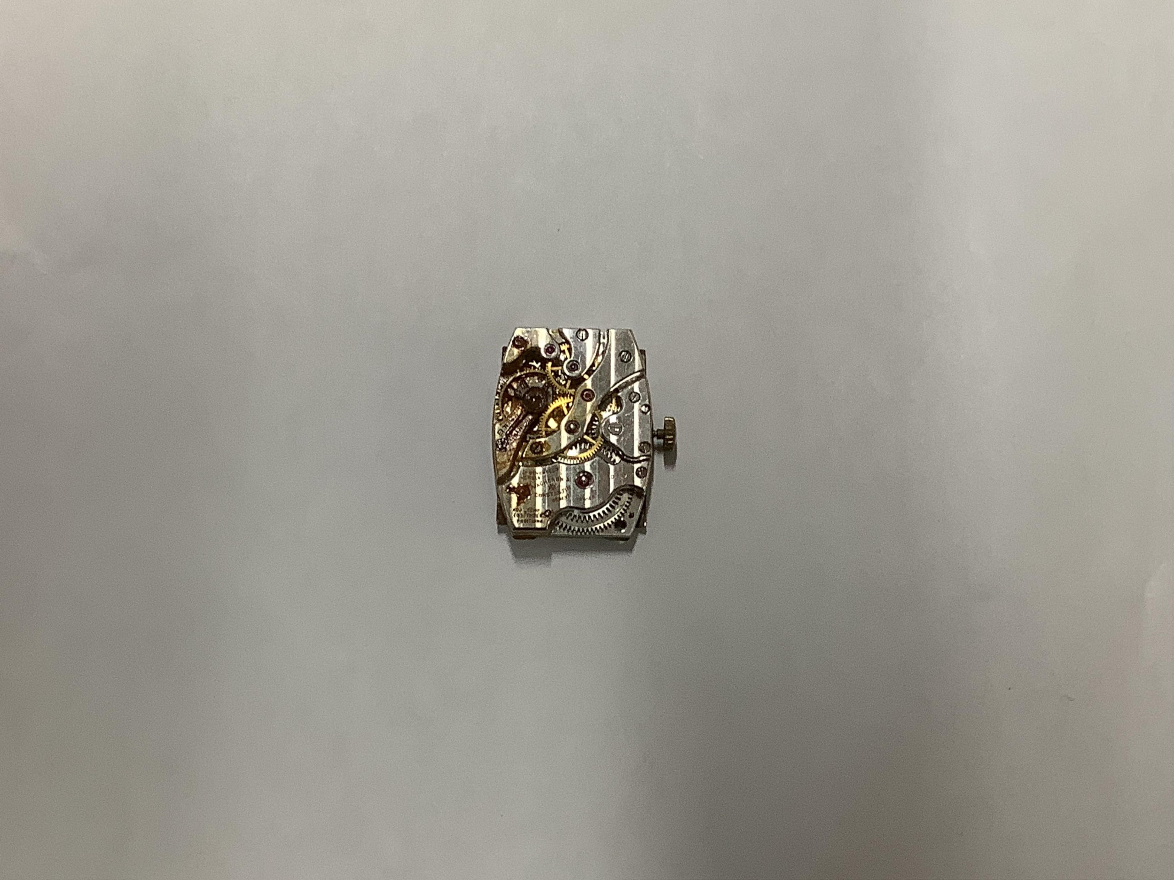 A gentleman's 1930's 18ct gold Vacheron & Constantin manual wind wrist watch